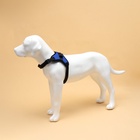 Шлейка К7, размер XL, ОГ 74-92 см, вес 28-47.5 кг, мягкая, светоотражающая, синяя - Фото 2