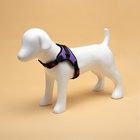 Шлейка К7, размер S, ОГ 44-55 см, вес 5-9 кг, мягкая, светоотражающая, фиолетовая - Фото 2