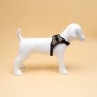 Шлейка К7, размер М, ОГ 52-66 см, вес 9.5-17.5 кг, мягкая, светоотражающая, леопард - Фото 4