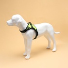 Шлейка улучшенная К7, размер XL, ОГ 74-92 см, вес 28-47.5 кг, мягкая, светоотражающая, зелёная - Фото 2