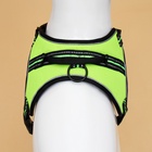 Шлейка улучшенная К7, размер XL, ОГ 74-92 см, вес 28-47.5 кг, мягкая, светоотражающая, зелёная - Фото 6