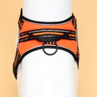 Шлейка улучшенная К7, размер S, ОГ 44-55 см, вес 5-9 кг, мягкая, светоотражающая, оранжевая - Фото 6