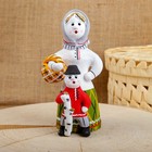 Сувенир «Баба с мальчиком», 8×8×15 см, каргопольская игрушка - Фото 7