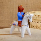 Сувенир «Медведь на коне», 11×6×12,5 см, каргопольская игрушка - Фото 3