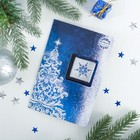 Шоколад в открытке "В Новым годом" серебро, 5 г - Фото 1