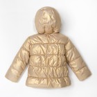 Куртка для девочки «Золото», рост 104–110 см, цвет золотой - Фото 9