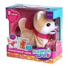 Интерактивная собака «Любимый щенок», ходит, лает, поёт песенку, виляет хвостом - Фото 4