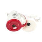 Чайник электрический Centek CT-1026 FLOWER, 1.8 л, 2000 Вт, бело-красный - Фото 4