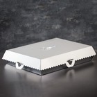 Коробка для пирожных, BON BON, премиум, серебряное основание, 38,5 x 28 x 10 см - Фото 1