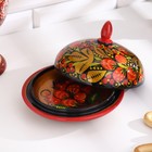 Маслёнка «Ягодка», 17×17×9 см, хохлома - Фото 10