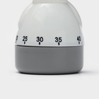 Таймер механический Доляна «Повар», кухонный, 5.8×10.7 см, белый - Фото 4