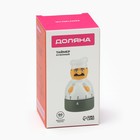 Таймер механический Доляна «Повар», кухонный, 5.8×10.7 см, белый - Фото 7