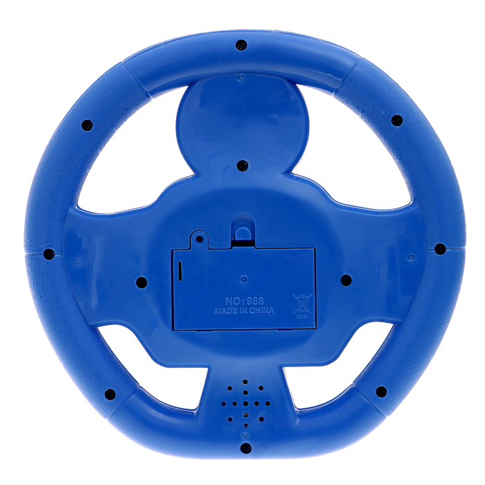 Музыкальная игрушка «Я водитель», звуковые эффекты, работает от батареек, цвет синий - фото 1890793038