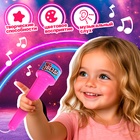 Микрофон «Ты звезда», высота 80 см, цвет розовый - Фото 2