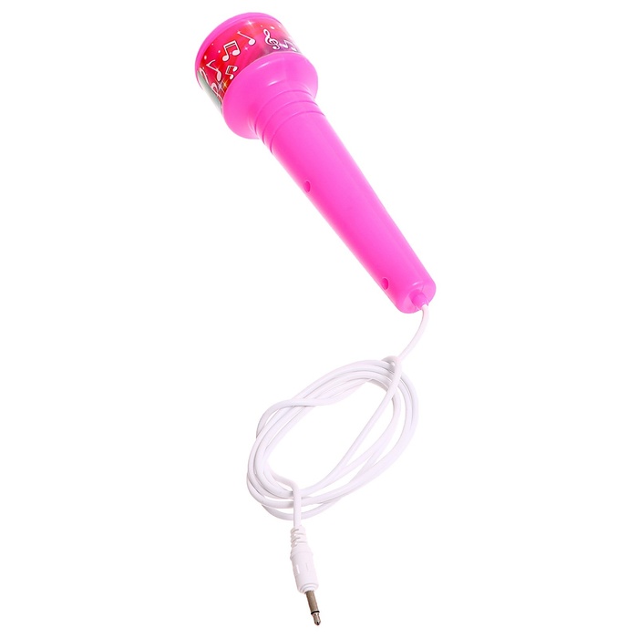 Микрофон «Ты звезда», высота 80 см, цвет розовый - фото 1881923147