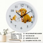 Часы настенные, d-28 см, детские, "Дружба", бесшумные - фото 318139850