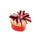 Шкатулка сердце рисунок "Красный горошек" 8х7х7,5 см - Фото 1