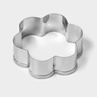 Формы для печенья Доляна «Новогодняя сказка», набор 12 шт., нержавеющая сталь, серебристые - Фото 3