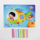 Аппликация круглыми стразами «Космос» (комплект 3 шт) - фото 20881040