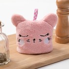 Кухонное полотенце «Доляна. Кошка», 30×30 см, микрофибра - Фото 3