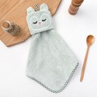 Кухонное полотенце «Доляна. Совушка», 30×30 см, микрофибра - Фото 1