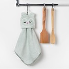 Кухонное полотенце «Доляна. Совушка», 30×30 см, микрофибра - Фото 5