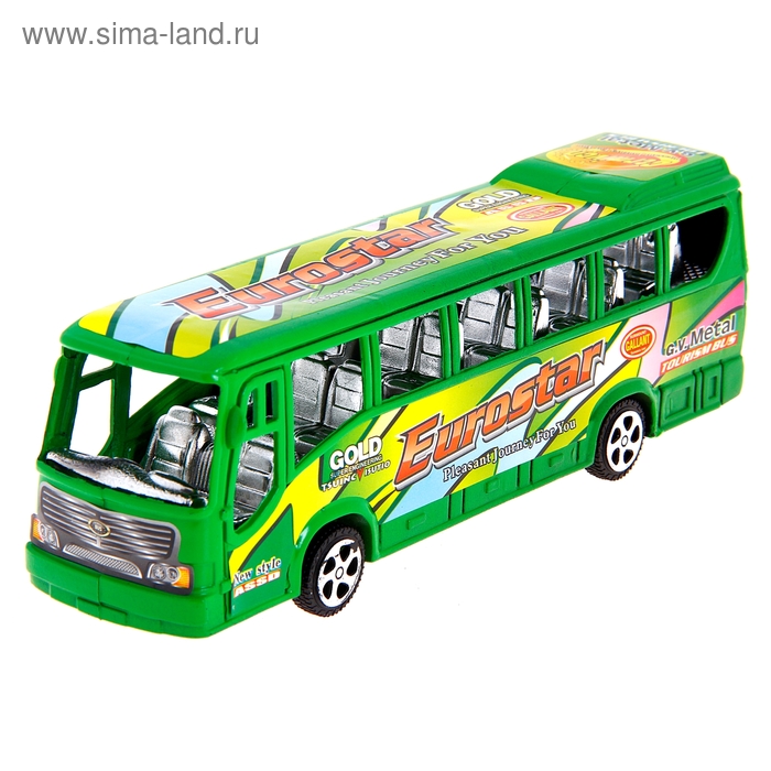Автобус инерционный "Путешествие", цвета МИКС - Фото 1