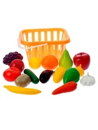 Игровой набор продуктов «Фрукты и овощи» в корзине, 17 предметов, МИКС - Фото 3