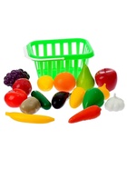 Игровой набор продуктов «Фрукты и овощи» в корзине, 17 предметов, МИКС - Фото 4