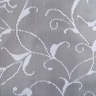 Тюль на шторной ленте, 145х250 см, цвет белый, 100% полиэстер - Фото 2