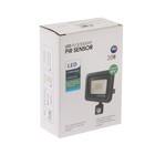 Прожектор светодиодный, 20 Вт, 1800 Лм, 6500К, Датчик движения, IP66 - Фото 14