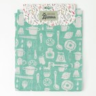 Фартук Доляна «Кухня», 60×70 см, 100%пэ, рогожка 200 г/м² - фото 59310256