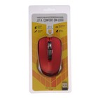 Мышь Jet.A Comfort OM-U36G, беспроводная, оптическая, 1600 dpi, 3 кнопки, USB, красная - Фото 6