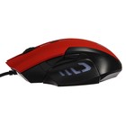 Мышь Jet.A OM-U54 Comfort, игровая, проводная, 5 кнопок, подсветка, 2400 dpi, USB, красная - Фото 4