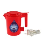 Чайник электрический "Капелька", пластик, 0.5 л, 600 Вт, красный - фото 9556003