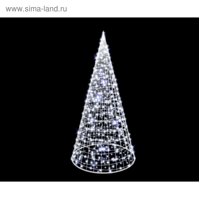 Светодиодная фигура «Ёлка-конус», 110 × 200 × 110 см, 60 Вт, 220 В - Фото 1