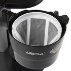 Кофеварка ARESA AR-1603, капельная, 750 Вт, 0.6 л, чёрная - Фото 4