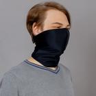 Бандана-труба, LYCOSA SILK, BLACK - Фото 2
