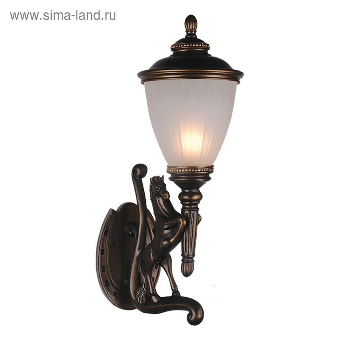 Светильник «Конь», E27, 60 Вт, IP44, цвет коричневый - Фото 1