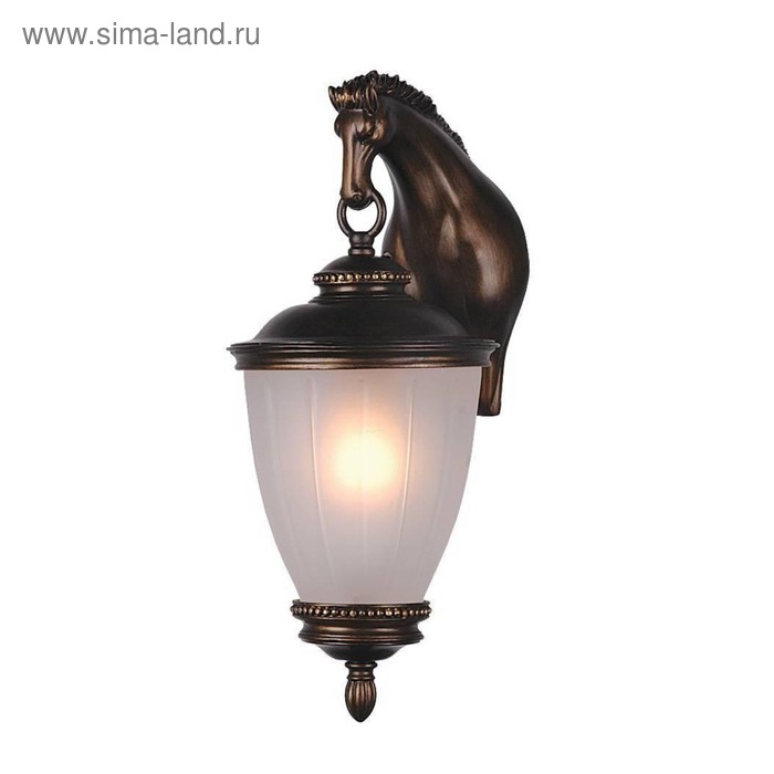 Светильник «Лошадь», E27, 60 Вт, IP44, цвет коричневый - Фото 1