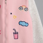 Костюм для девочки MINAKU "Happy", рост 92-98 см, цвет розовый - Фото 8