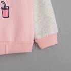 Костюм для девочки MINAKU "Happy", рост 92-98 см, цвет розовый - Фото 9