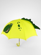 Зонт - трость детский «Динозавр», механический, 8 спиц, R=35/46 см, d=70 см, зелёный - Фото 3