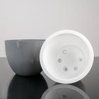 Горшок для цветов со вставкой «Орион», 3,5 л, цвет серый - фото 28175529