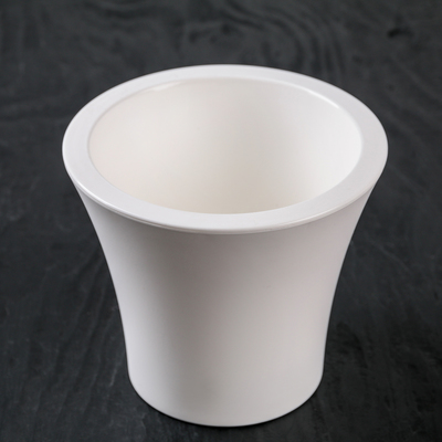 Горшок с вкладышем d=15, h=13 "Сити", цвет белый