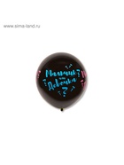 Воздушный шар латексный 31" «Мальчик? Девочка?», шелкография - Фото 4