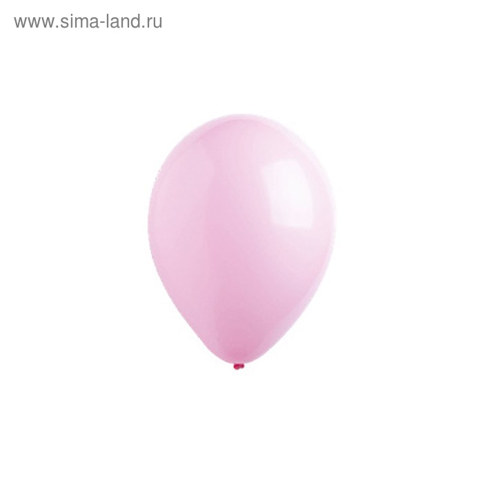 Шар латексный 12", стандарт, набор 50 шт., цвет розовый - Фото 1