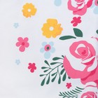 Комбинезон Крошка Я "Маленький цветочек" рост 62-68 см, (р-р 22), белый - Фото 3