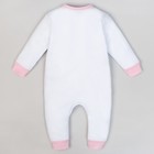 Комбинезон Крошка Я "Маленький цветочек" рост 68-74 см, ( р-р 24), белый - Фото 6