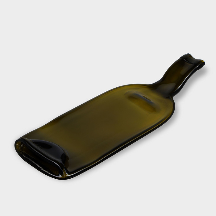 Тарелка из бутылки «Селена», стеклянная, 30×15,5 см - Фото 1